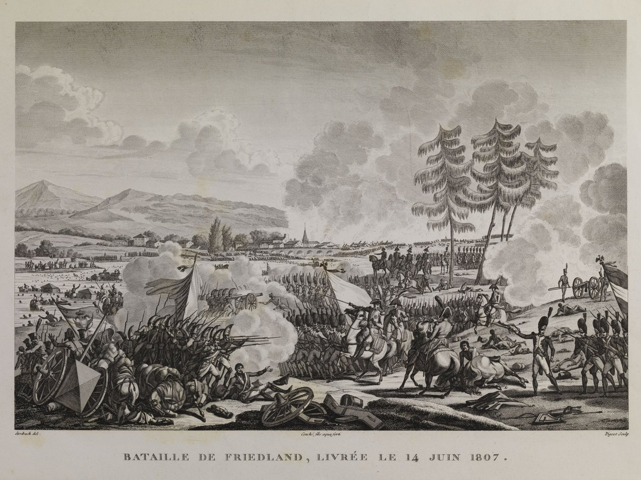 Bitwa pod Friedlandem, około 14 czerwca 1807 r. autorstwa François Pigeot