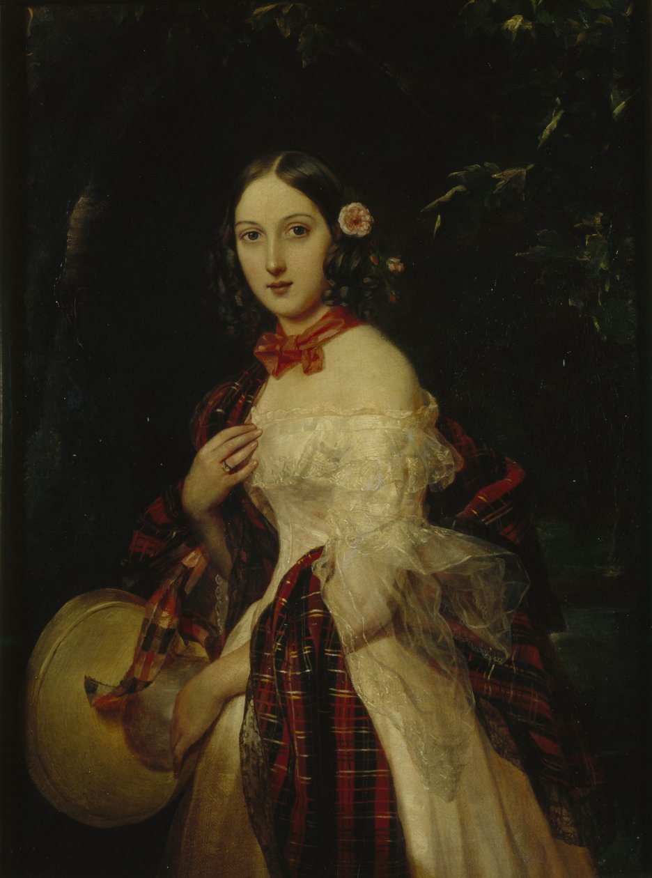 Maria Arkadiewna Stołypina Besk 1819-1889, 1839 autorstwa Pimen Nikitich Orlov