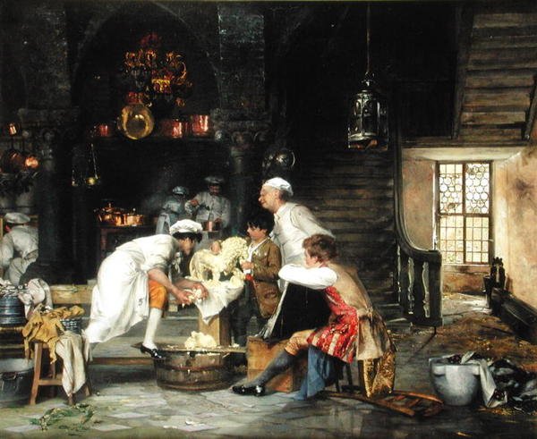 Chłopiec rzeźbiarz Antonio Canova (1757-1822) (olej na płótnie) autorstwa Pinckney Marcius Simons