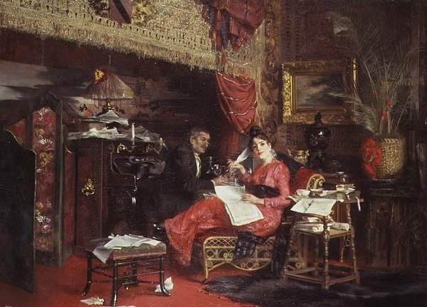 Uczony Targowy autorstwa Pinckney Marcius Simons