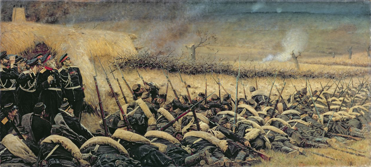 Przed ofensywą, 1877-78 autorstwa Piotr Petrovitch Weretshchagin