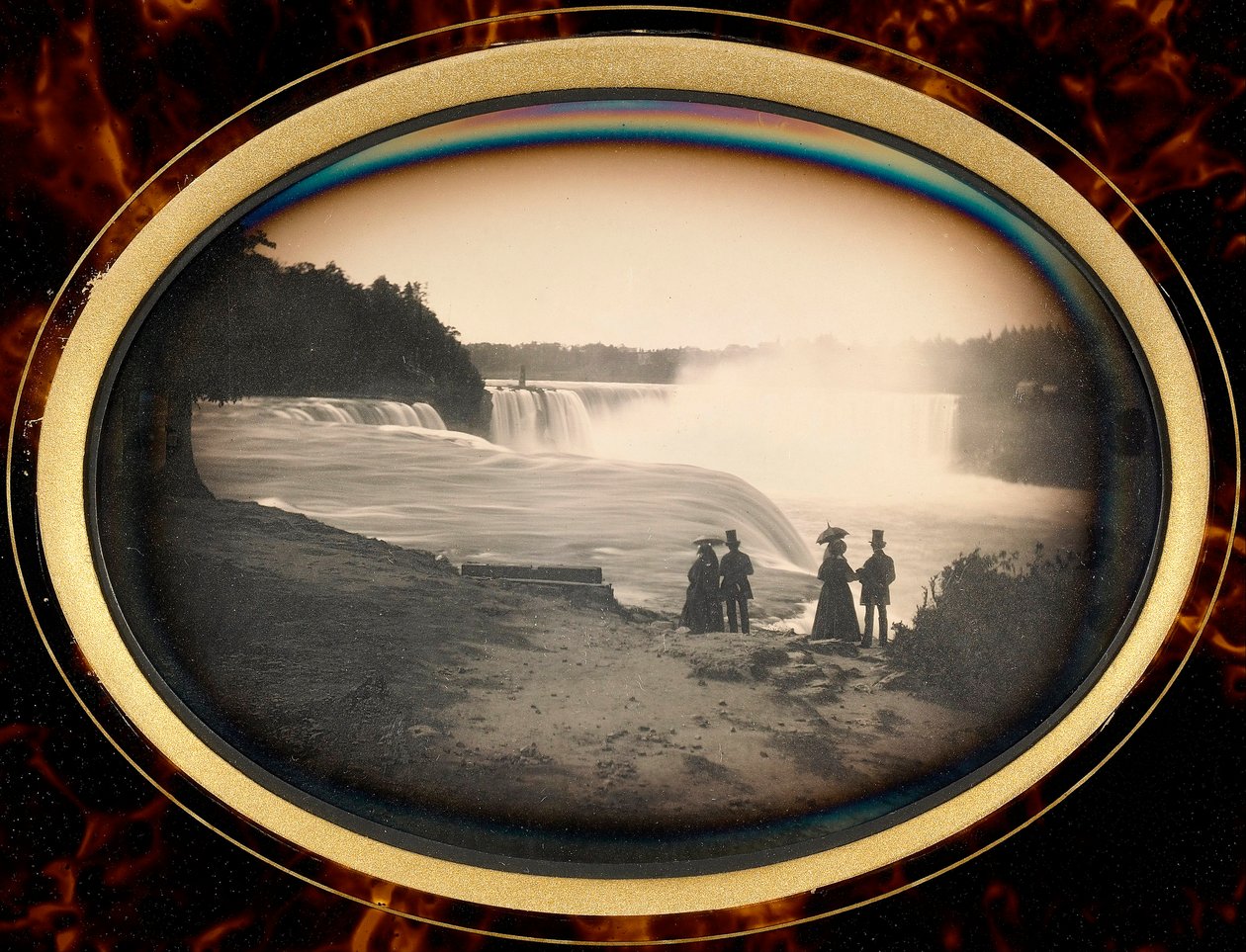 Dagerotyp wodospadu Niagara autorstwa Babbitta, c.1855 (dagerotyp) autorstwa Platt D. Babbitt