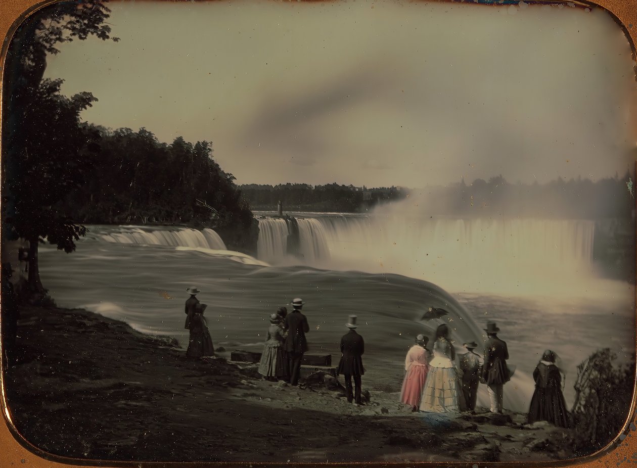 Wodospad Niagara, ca. 1850. autorstwa Platt D. Babbitt