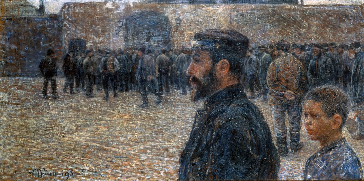 Praca zmianowa autorstwa Plinio Nomellini
