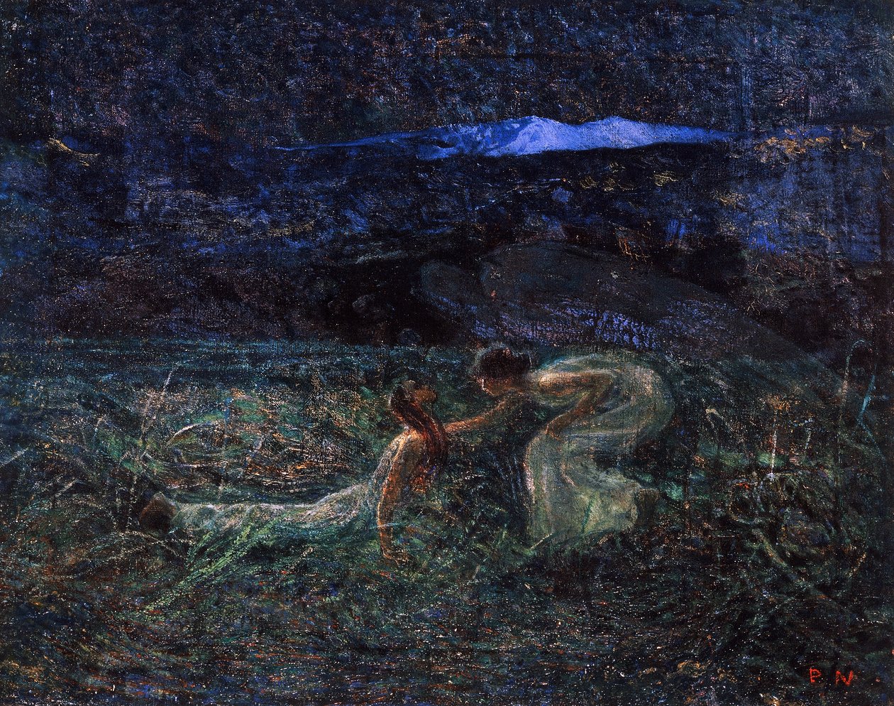 Symfonia Księżyca autorstwa Plinio Nomellini