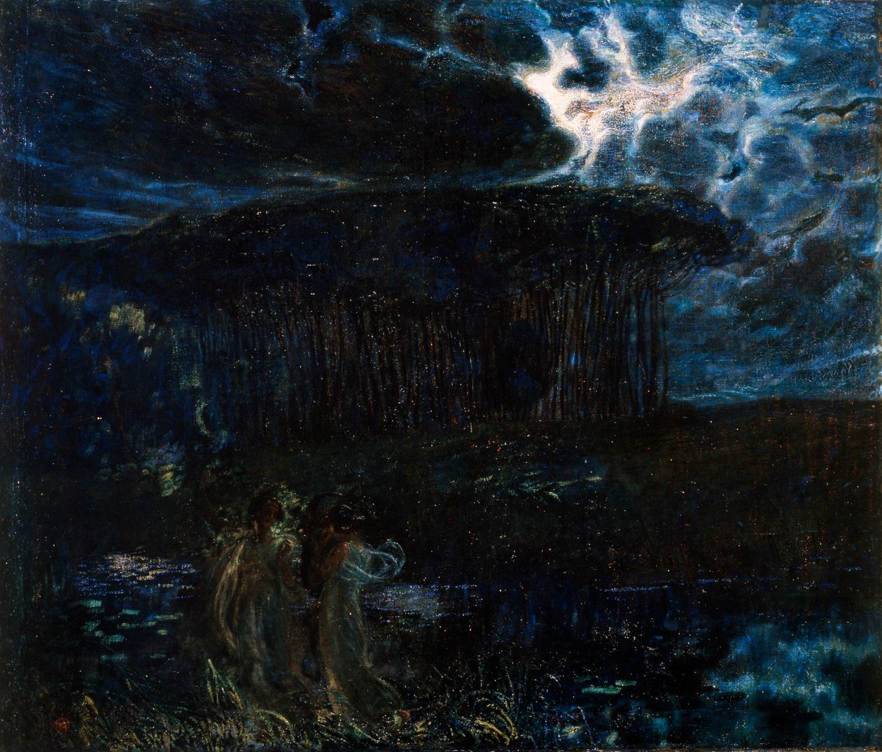 Symfonia Księżyca autorstwa Plinio Nomellini