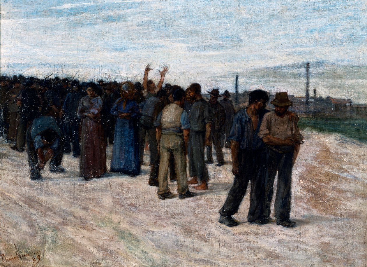 Strajk autorstwa Plinio Nomellini