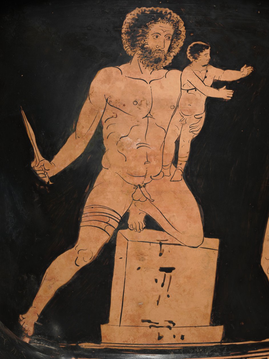 Fragment Lucanian Calyx-Krater, c.400 pne autorstwa Policoro Painter
