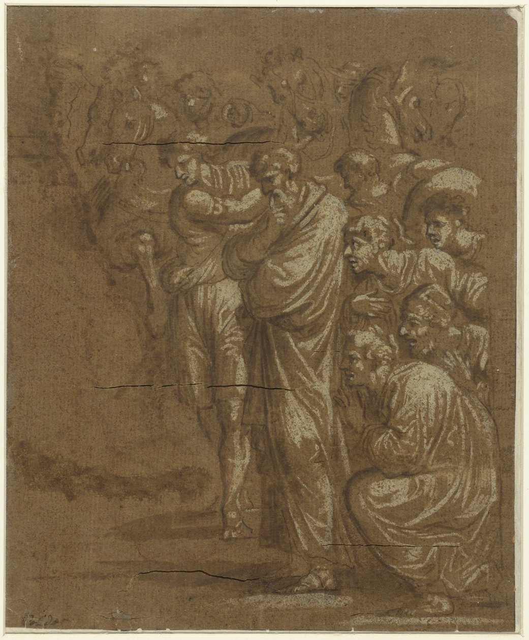 Adoracja Królów autorstwa Polidoro da Caravaggio (possibly)