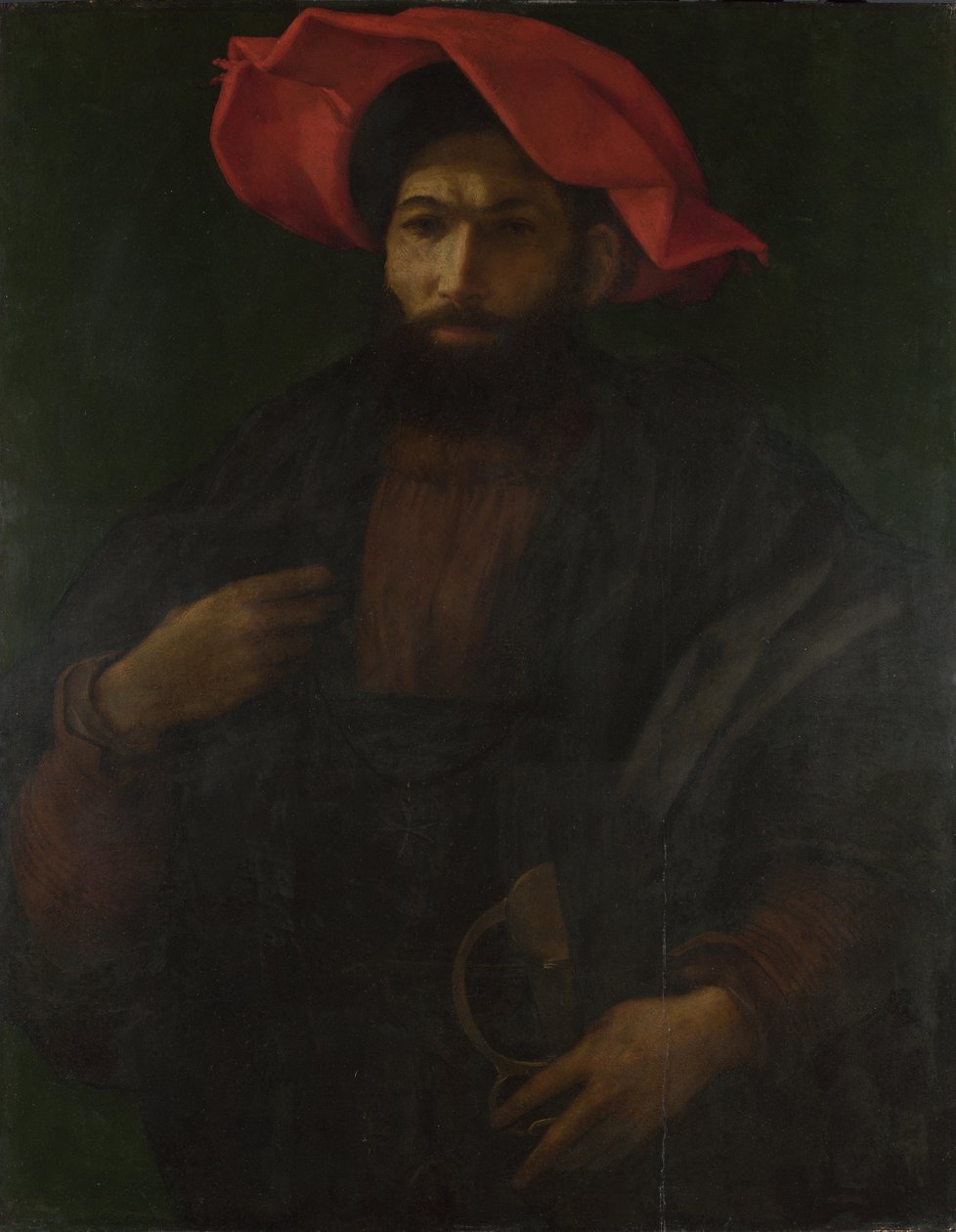 Rycerz św. Jana, ok. 1530 autorstwa Polidoro da Caravaggio