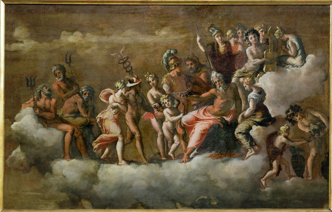 Psyche otrzymała w Olymp ... autorstwa Polidoro da Caravaggio