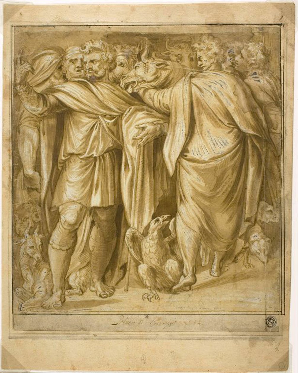 Scena ofiarna autorstwa Polidoro da Caravaggio
