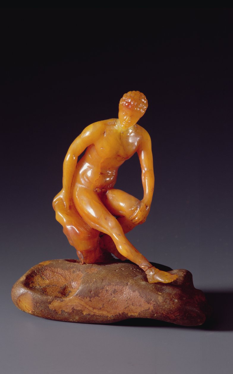Figura Hermesa, ok. 1600 (bursztyn) autorstwa Polish School
