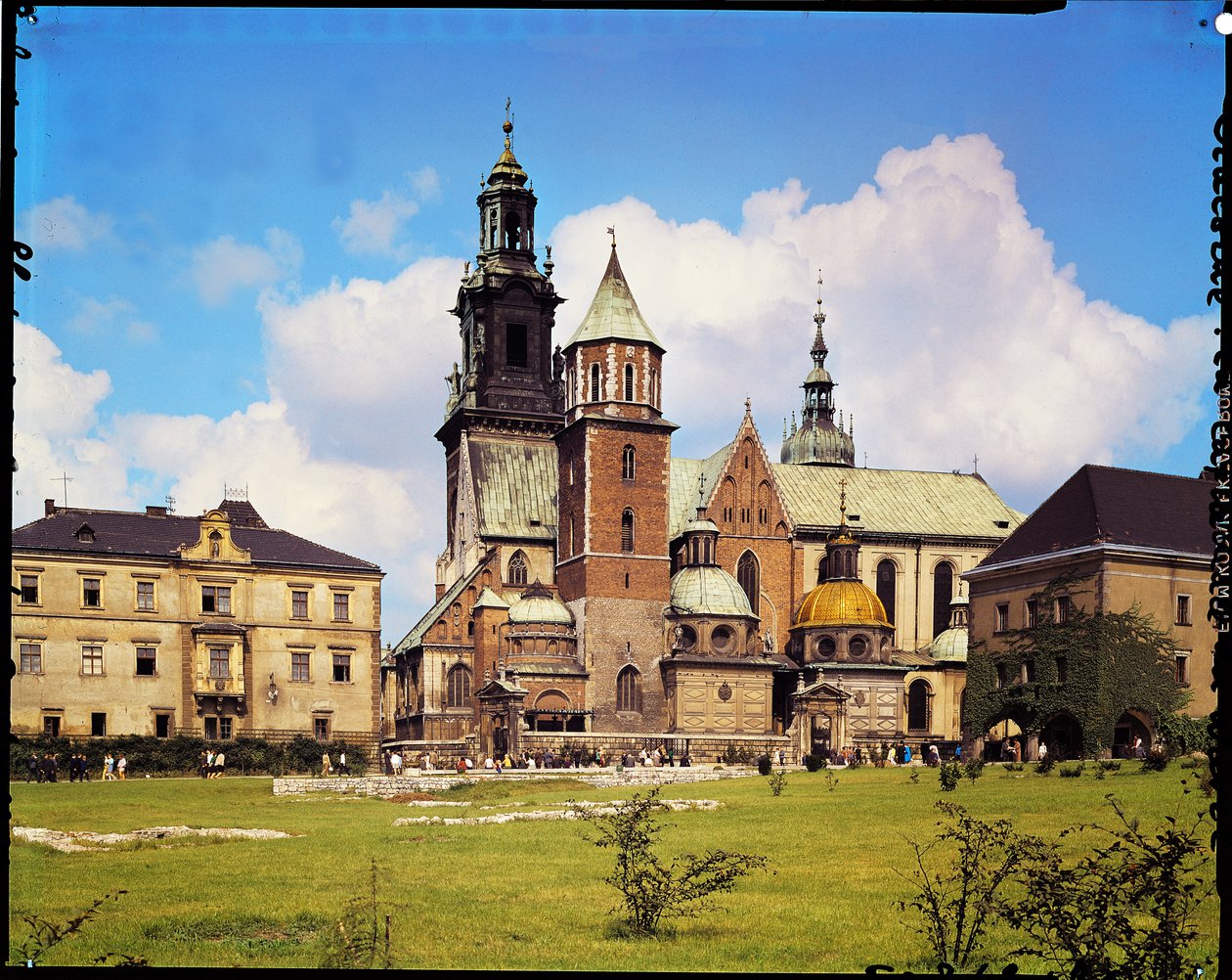 Widok na katedrę na Wawelu autorstwa Polish School