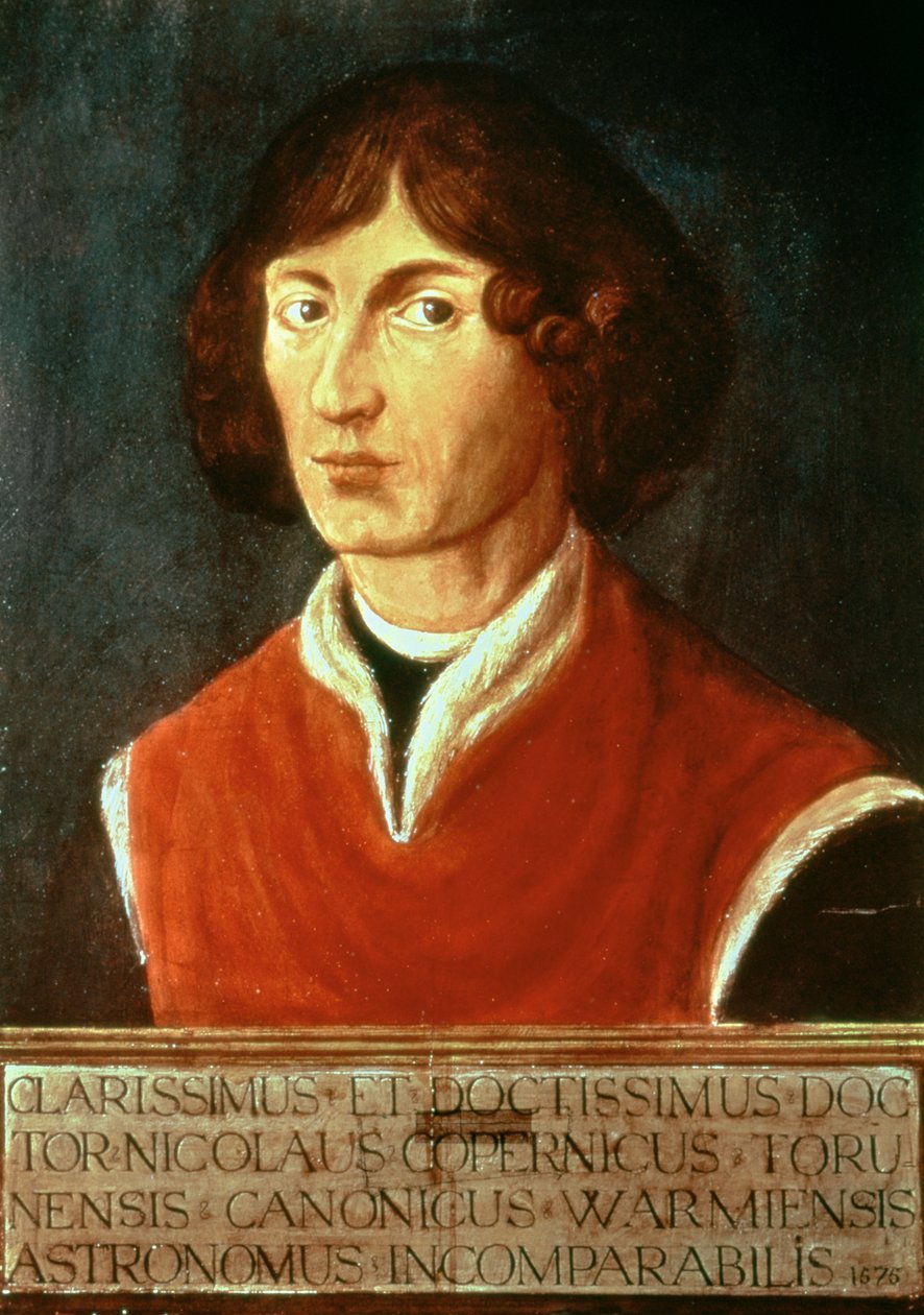 Portret Andrei Mikołaja Kopernika (1473-1543) 1575 autorstwa Polish School