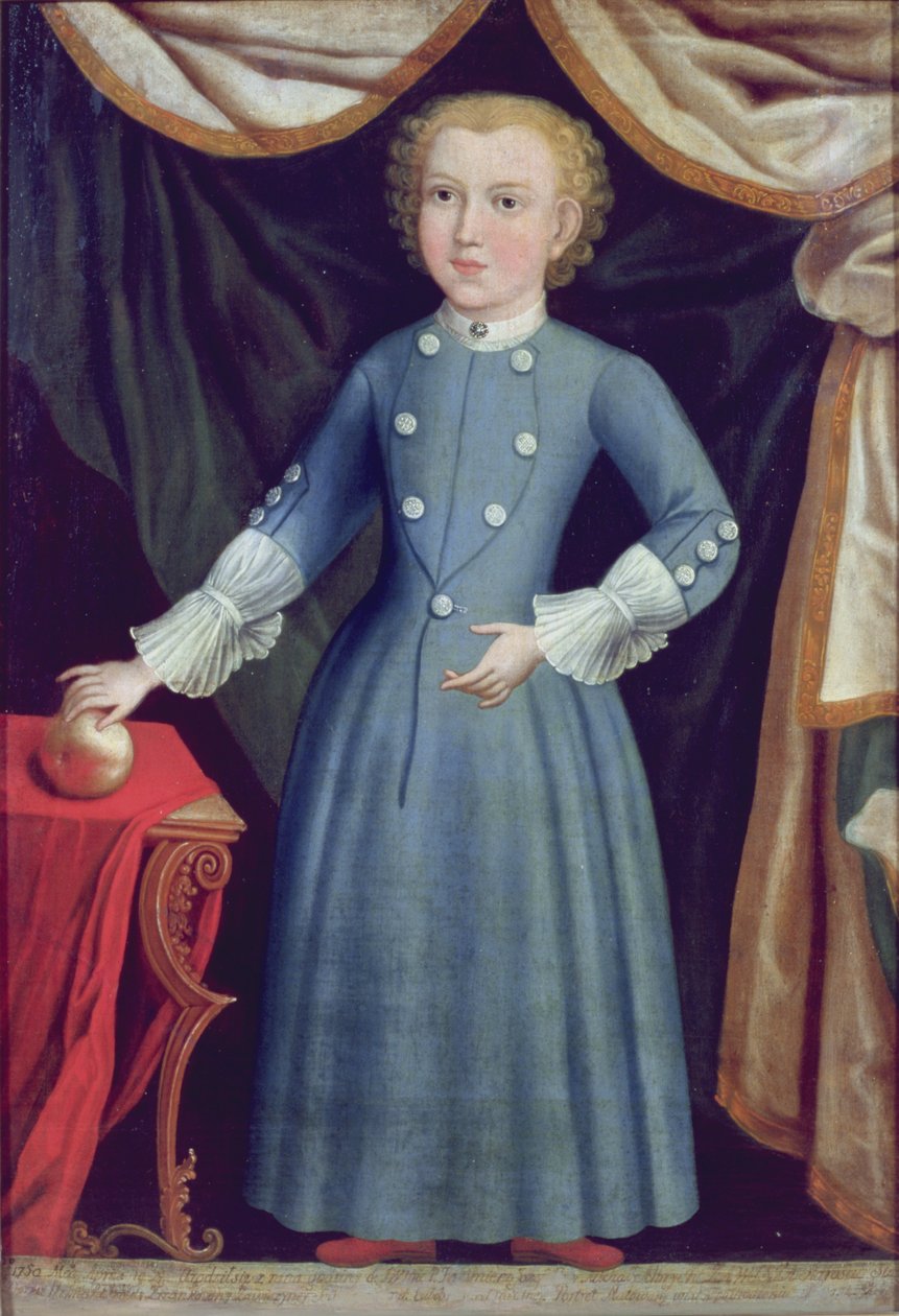 Portrait of Kizimierz Zawiszna, 1754 autorstwa Polish School