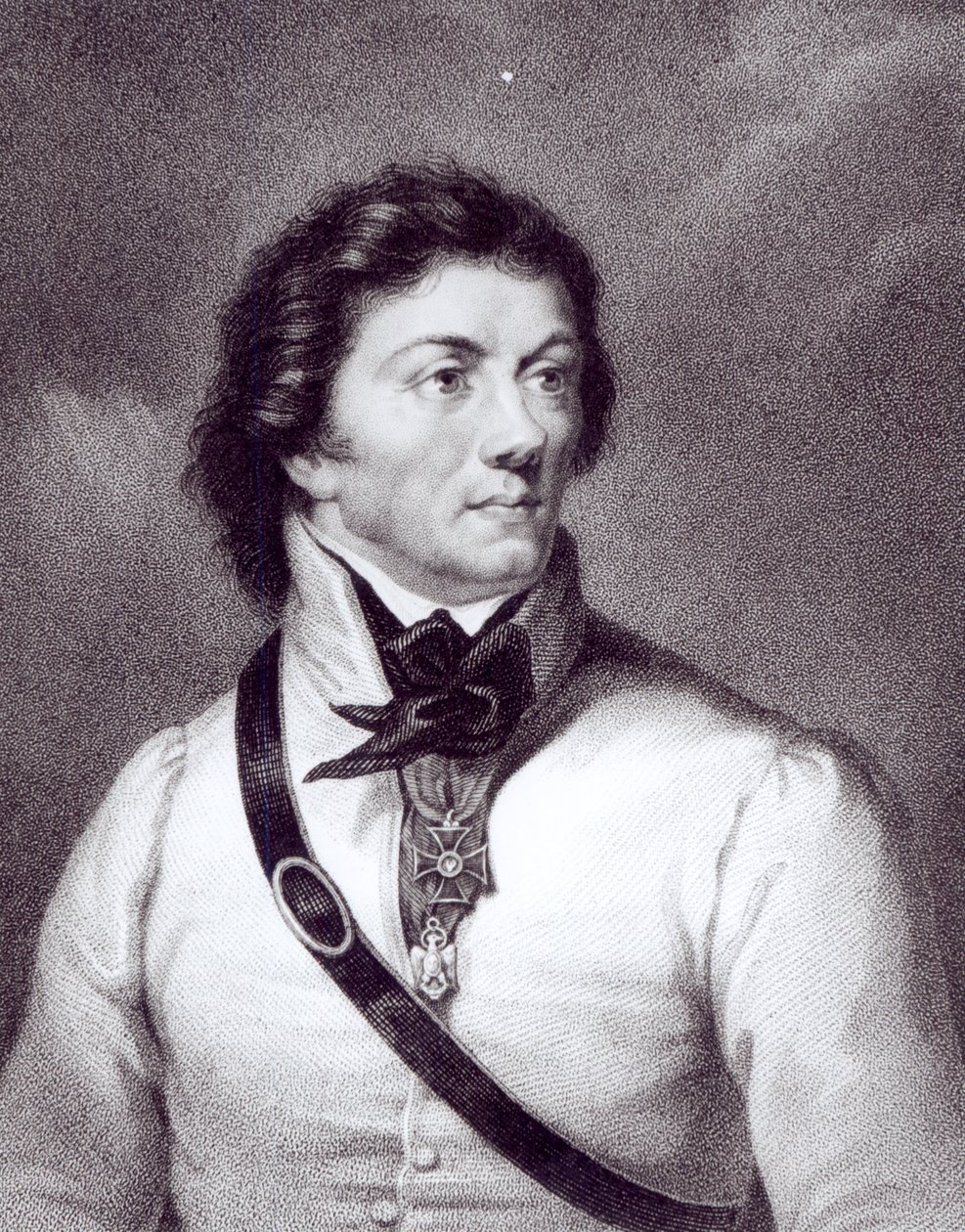 Portret Tadeusza Kościuszki, sztychowany przez Williama Holla (1807-71), ok. 1840 autorstwa Polish School