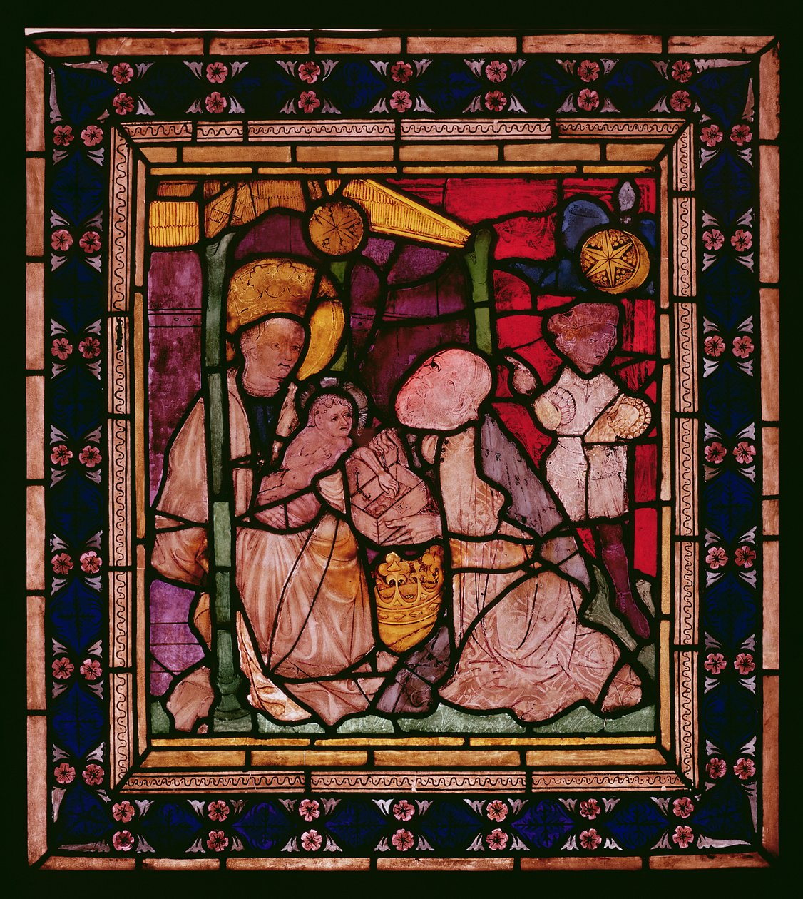 Pokłon Trzech Króli, 1430-40 autorstwa Polish School