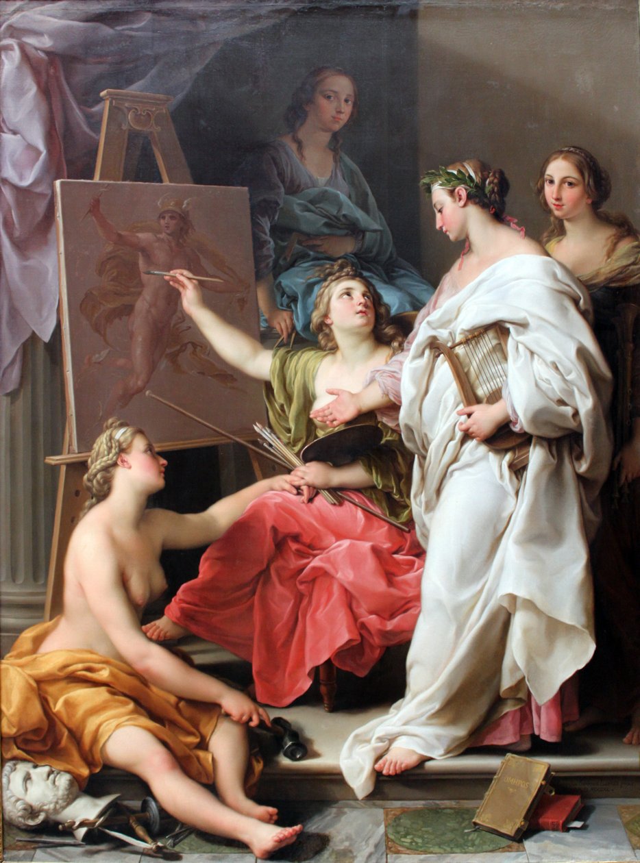 Alegoria Sztuki autorstwa Pompeo Batoni