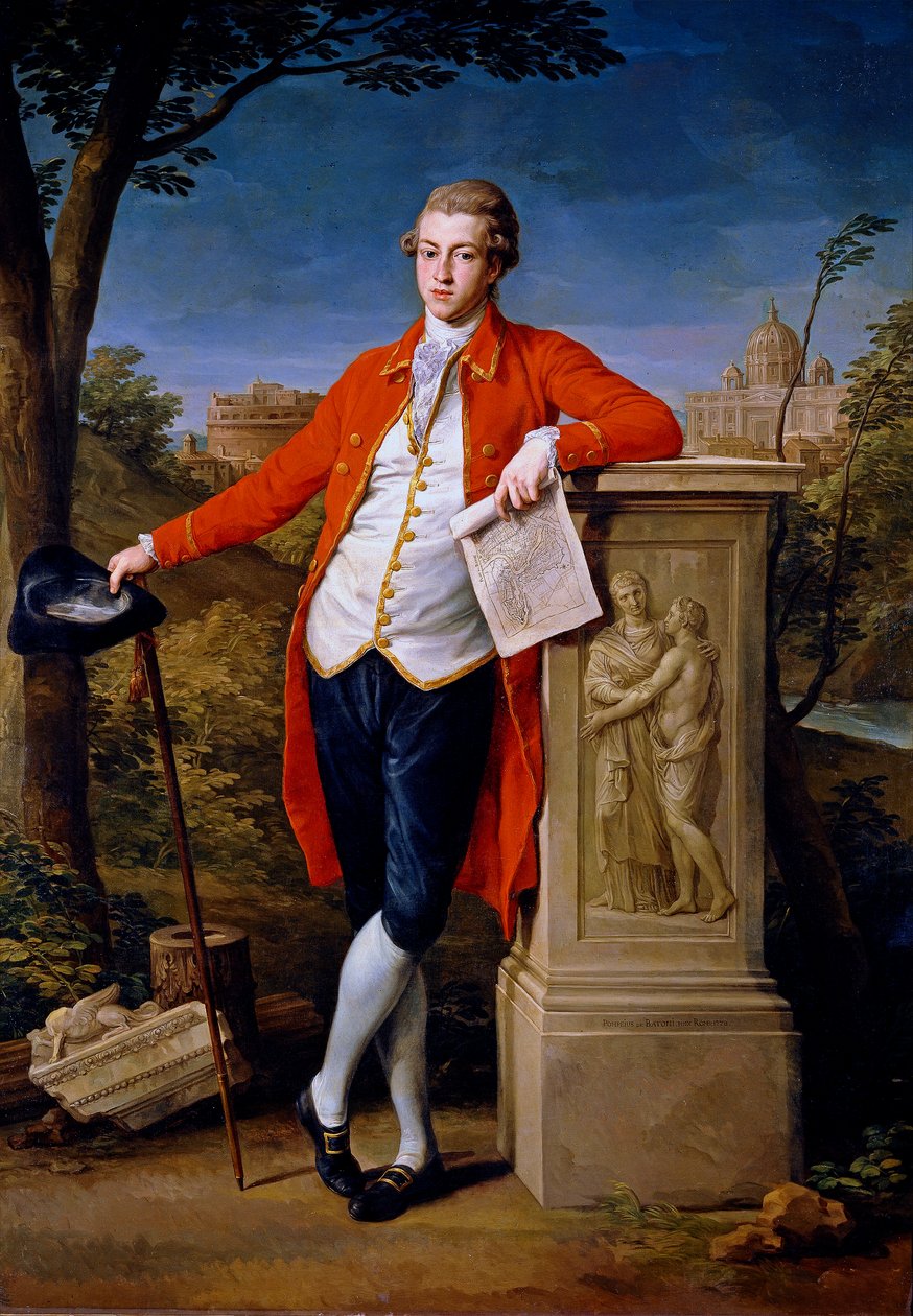 Portret Francisa Basseta, 1. barona de Dunstanville i Basseta (1757-1835) autorstwa Pompeo Batoni