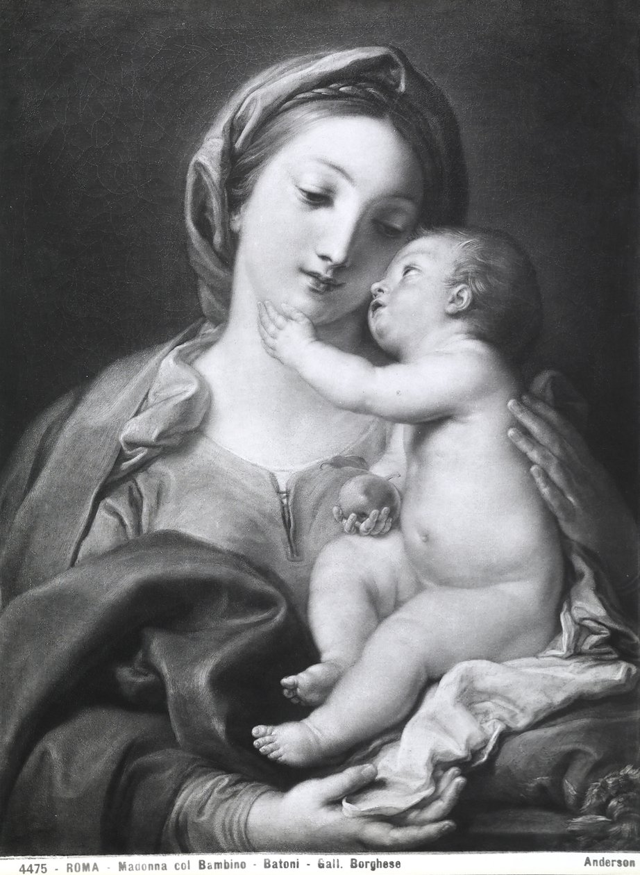 Madonna z Dzieciątkiem, 1708 autorstwa Pompeo Girolamo Batoni