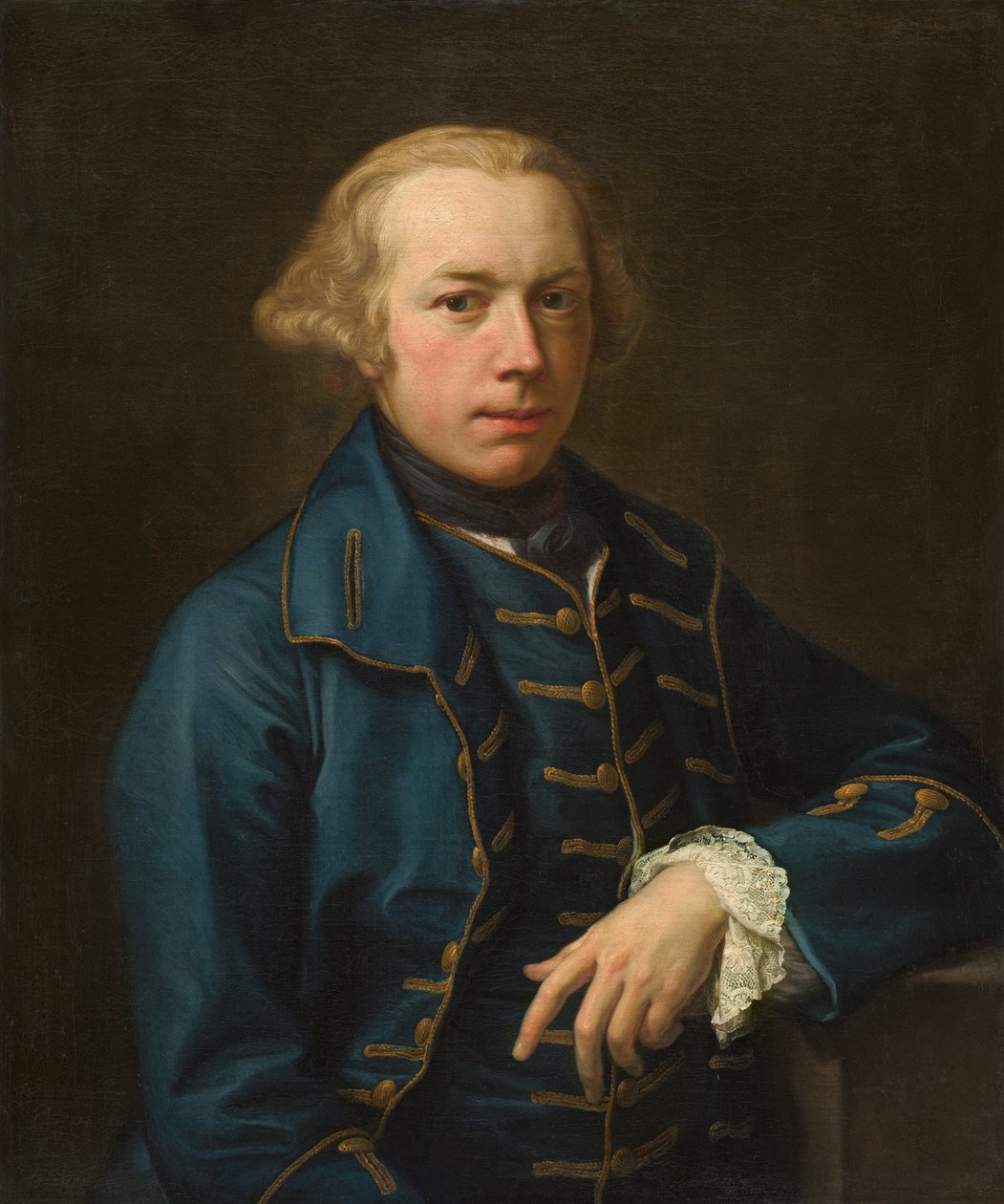 Portret dżentelmena, ok. 1762 autorstwa Pompeo Girolamo Batoni