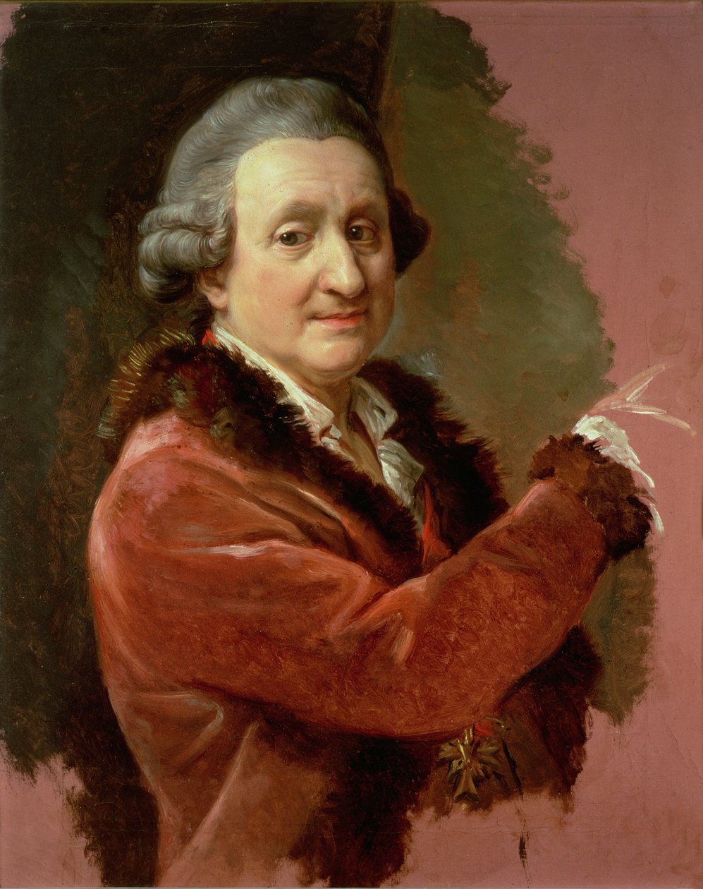 Autoportret, 1773-87 autorstwa Pompeo Girolamo Batoni