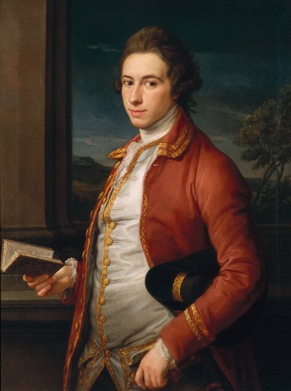 Sir William FitzHerbert (1748-91), dżentelmen-woźny króla Jerzego III, 1768 autorstwa Pompeo Girolamo Batoni