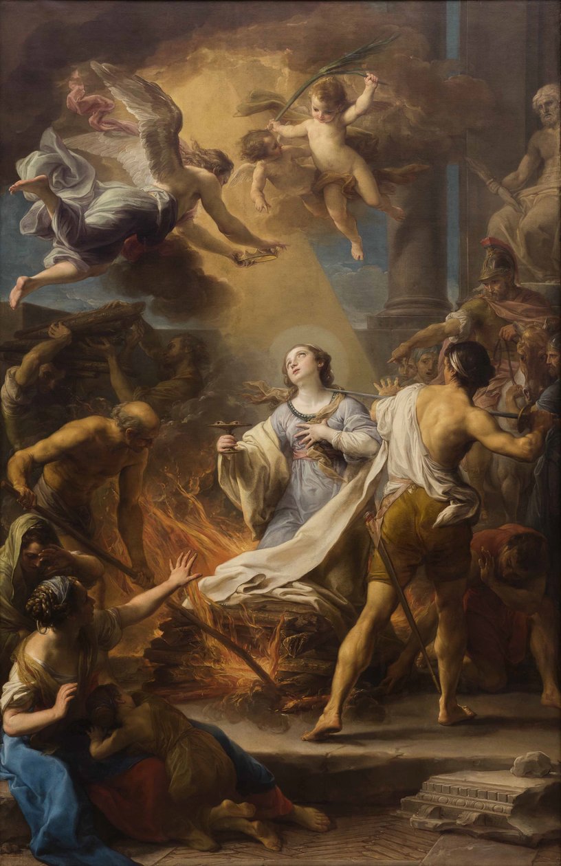 Męczeństwo świętej Łucji Pompeo Girolamo Batoni autorstwa Pompeo Batoni