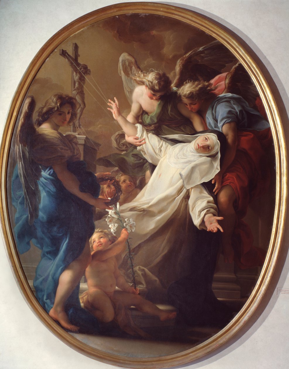 Ekstaza św Katarzyny ze Sieny (malarstwo autorstwa Pompeo Girolamo Batoni