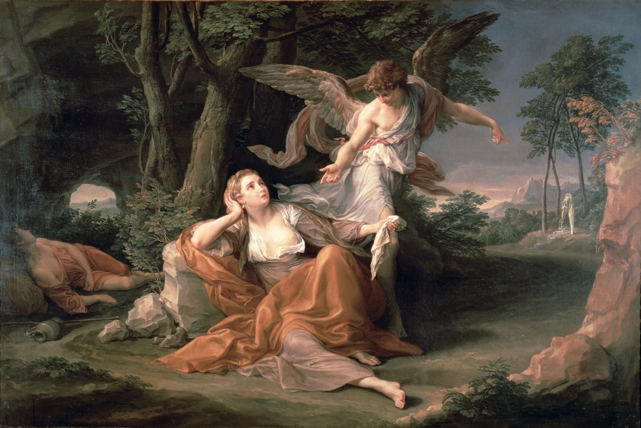 Hagar na pustyni autorstwa Pompeo Girolamo Batoni