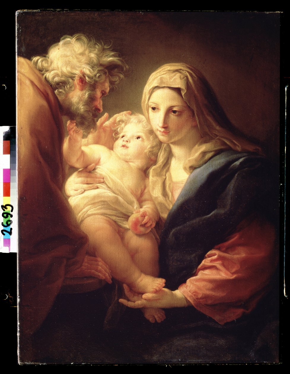 „Święta Rodzina” (Święta Rodzina) Obraz Pompeo Girolamo Batoniego (1708-1787) ok. 1740 Muzeum Puszkina, Moskwa autorstwa Pompeo Girolamo Batoni