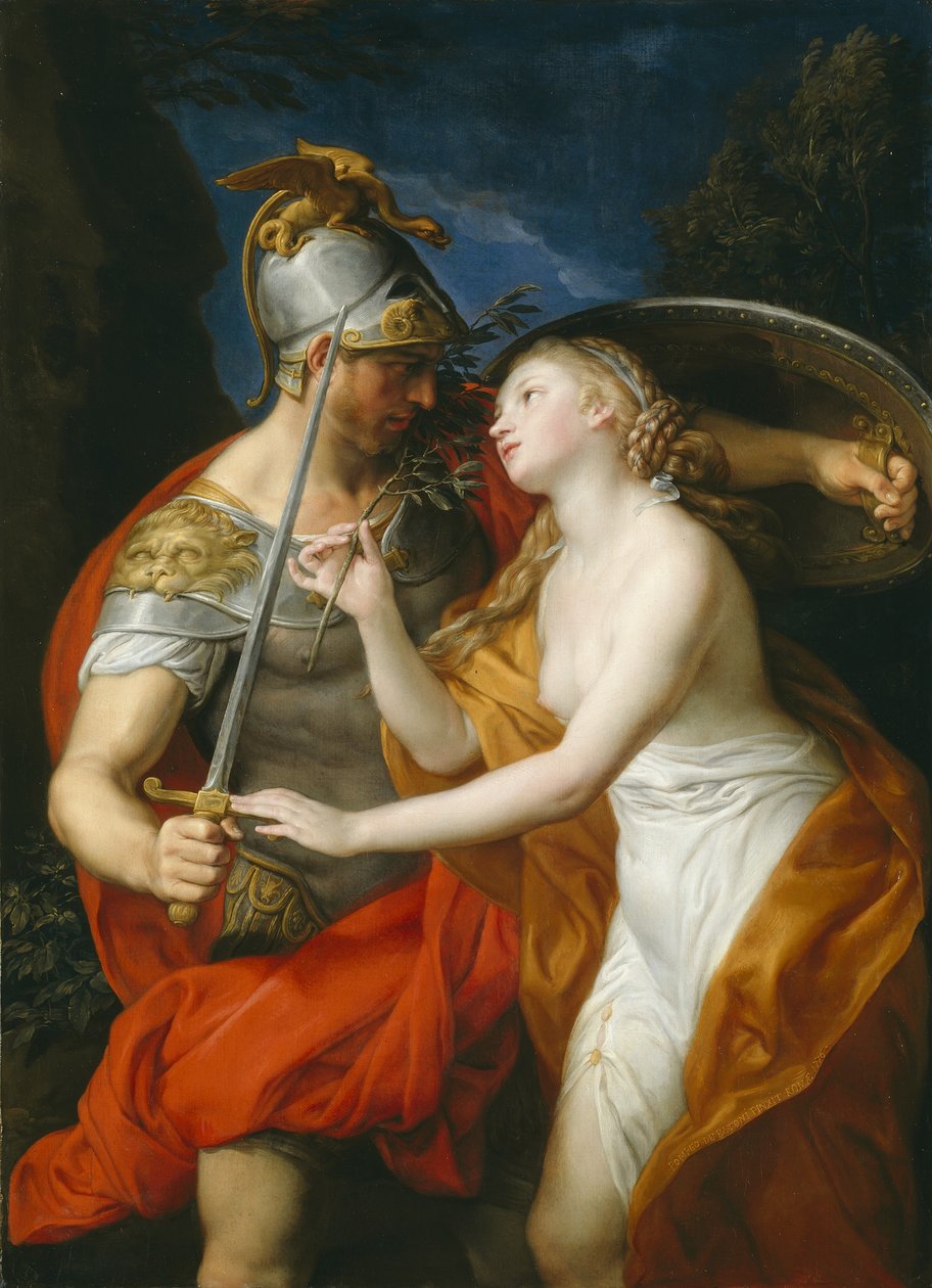 Pokój i wojna, 1776 autorstwa Pompeo Girolamo Batoni