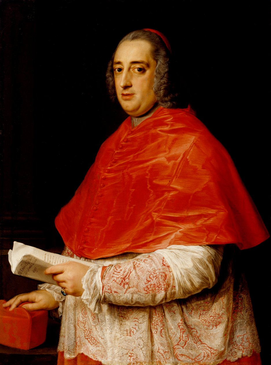 Portret kardynała Prospera Colonny di Sciarra autorstwa Pompeo Girolamo Batoni