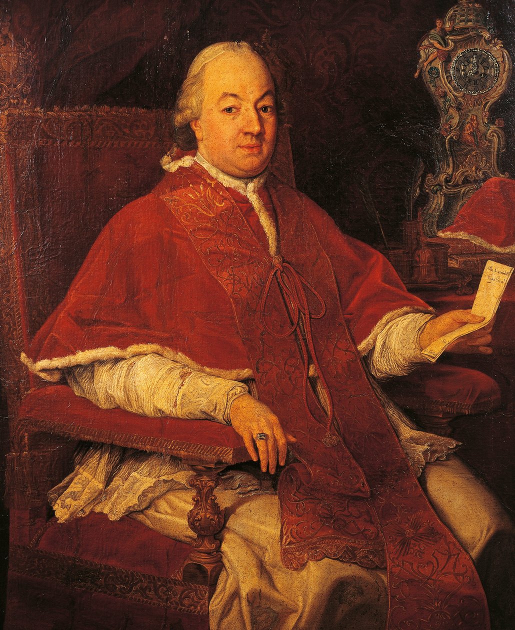 Portret papieża Piusa VI (Giannangelo Braschi, Cesena autorstwa Pompeo Girolamo Batoni