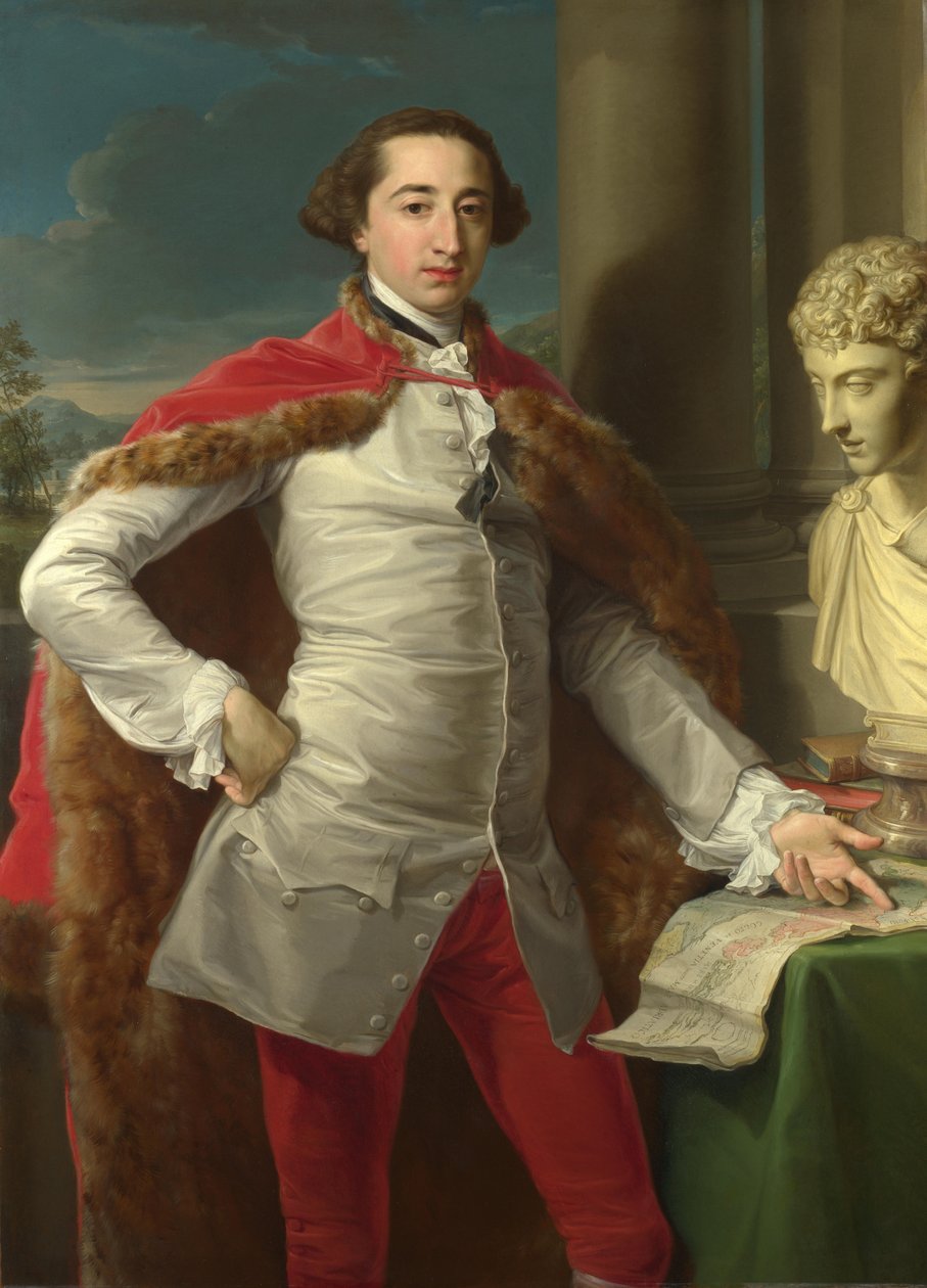 Portret Richarda Millesa z Nackington, lata 1760 autorstwa Pompeo Girolamo Batoni