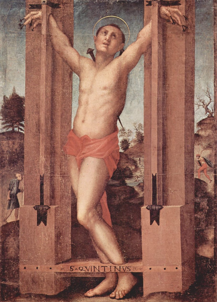 Niemiecki: Hl. Quintinus Saint Quentin autorstwa Pontormo