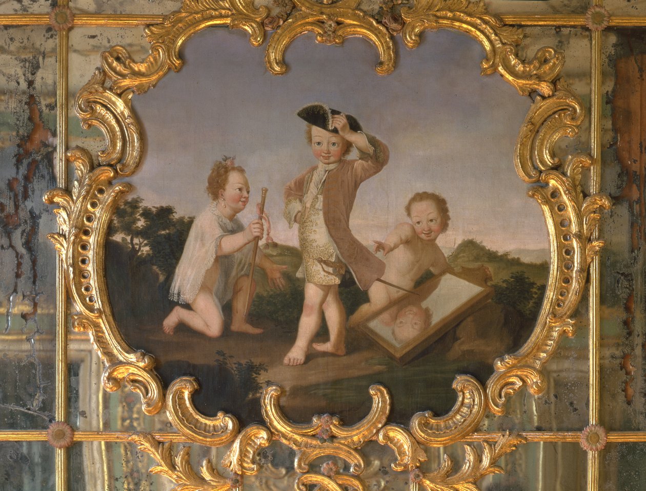Przebieranie dzieci (chłopcy), 1774-86 autorstwa Portuguese School