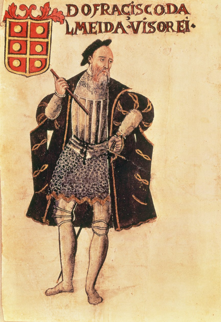 Francisco de Almeida (c.1450-1510), portugalski żołnierz i pierwszy wicekról Indii autorstwa Portuguese School