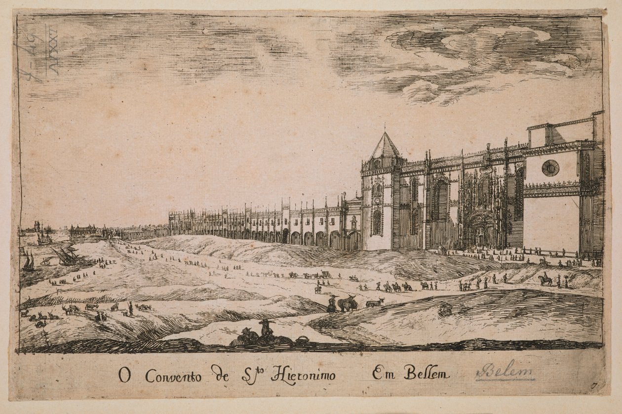 Klasztor Hieronimitów w dzielnicy Belem, Portugalia 1662 autorstwa Portuguese School