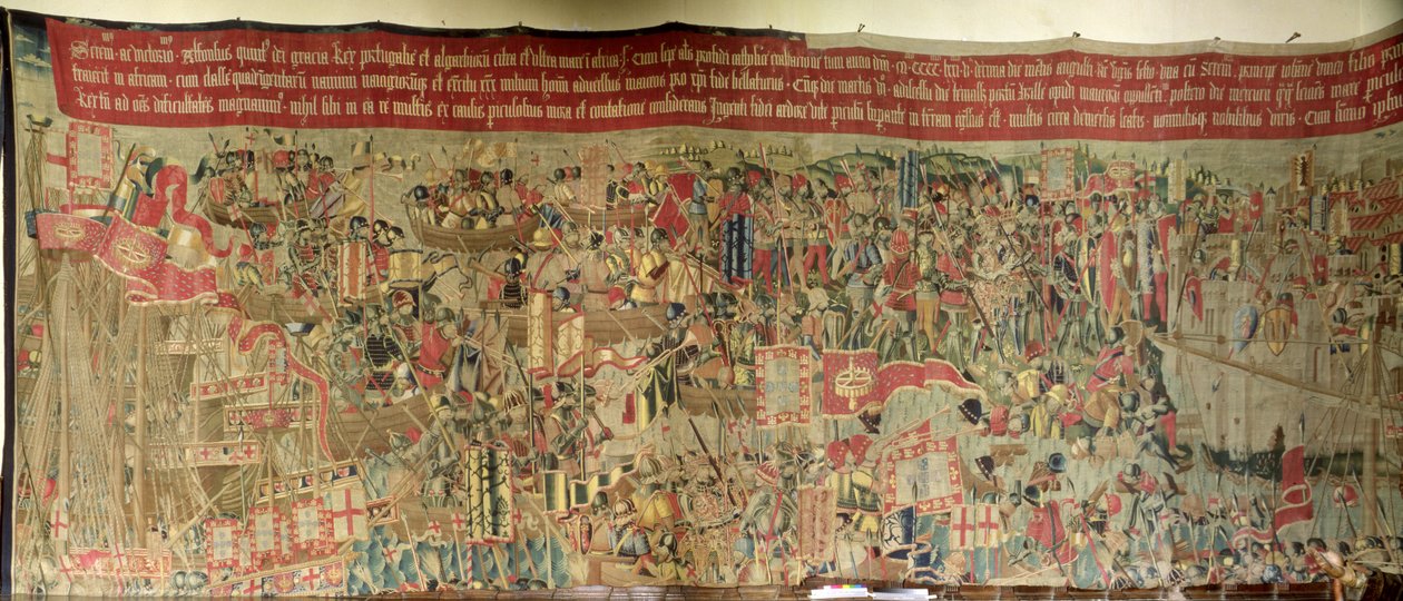 Podbój Arzili w 1471 r. (zob. 177368-70) autorstwa Portuguese School