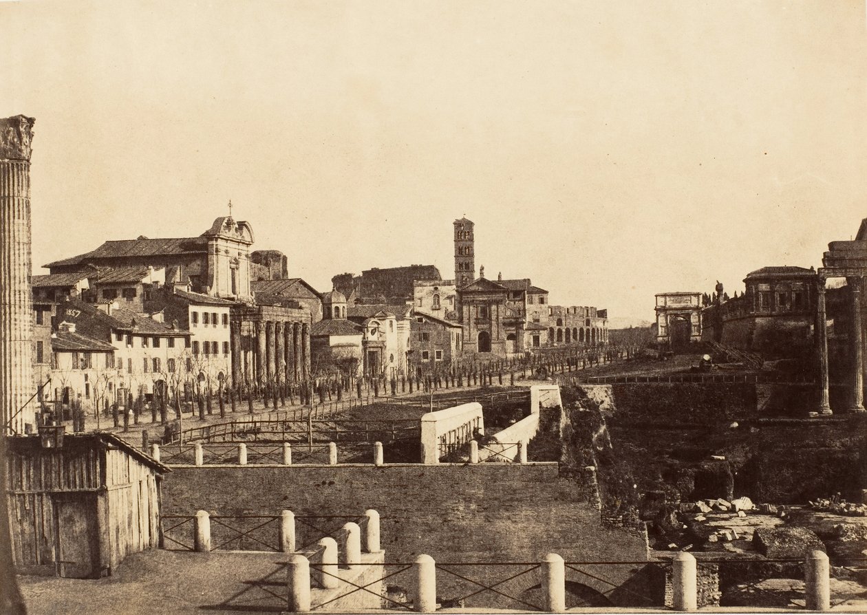 Forum, Rzym, 1853-56. autorstwa Possibly by Jane Martha St. John.