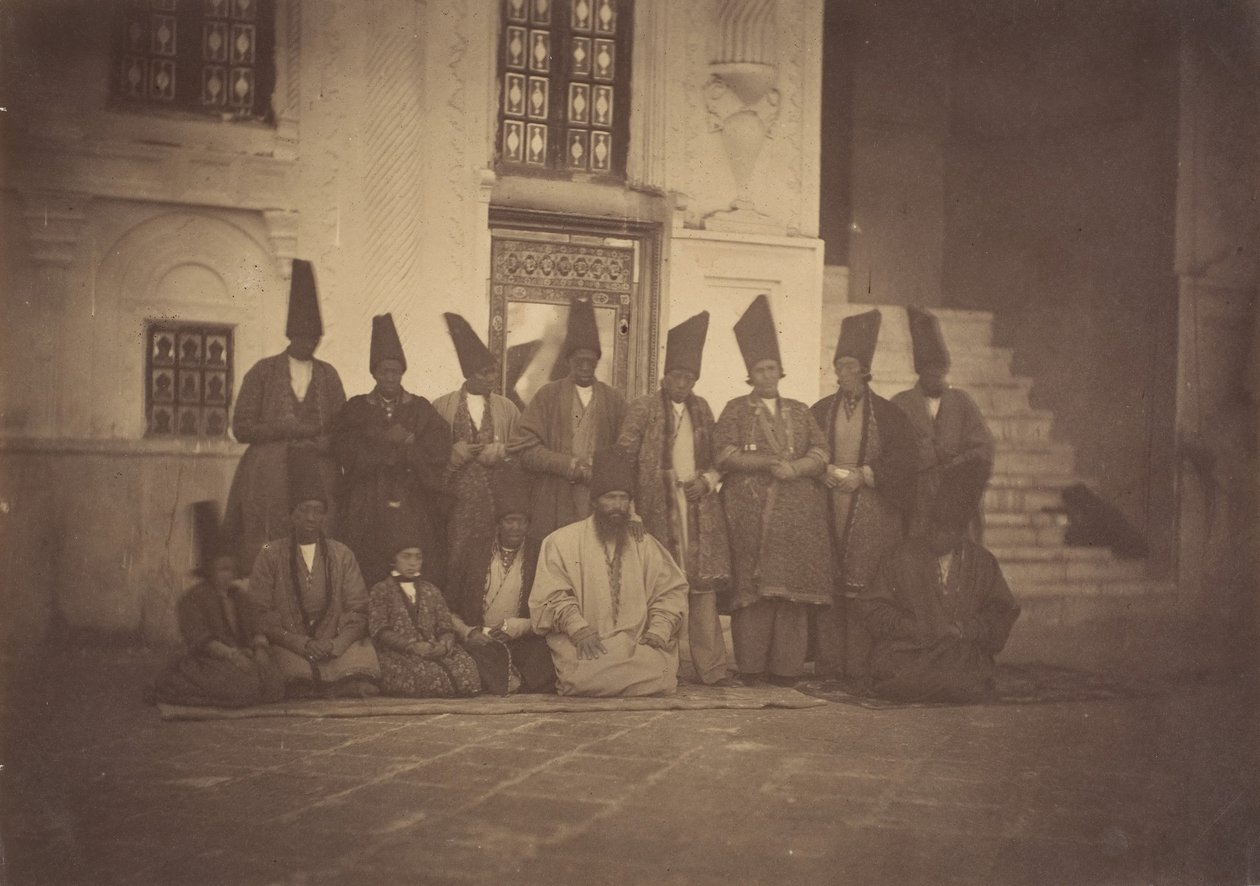 [W Meczecie Damegan Eunuchowie], lata 50. XIX wieku. autorstwa Possibly by Luigi Pesce.