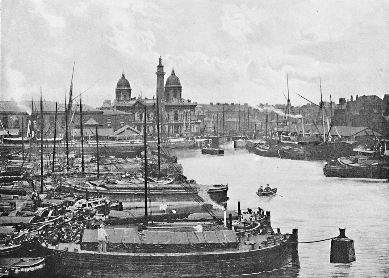 Kadłub, z doków, c1896 autorstwa Poulton and Co