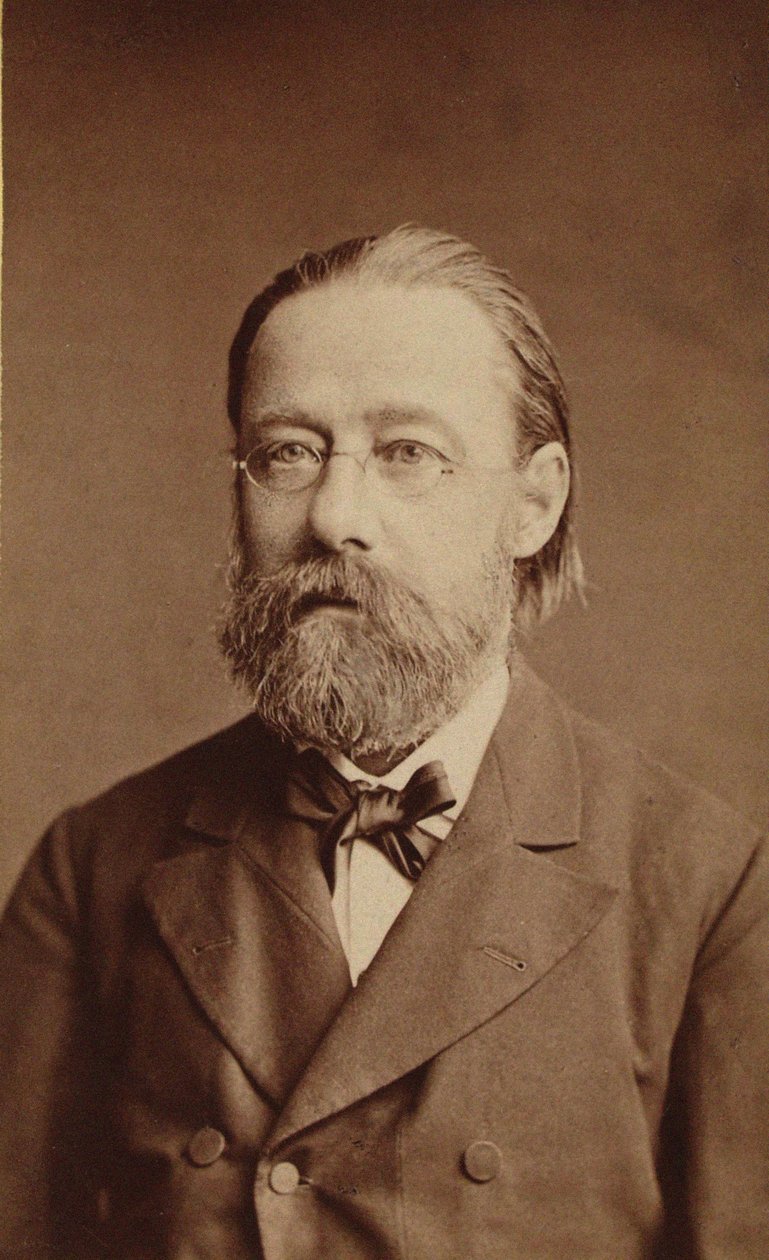 Portret kompozytora Bedricha Smetany, 1878. autorstwa Prague . Photo studio J. Mulac
