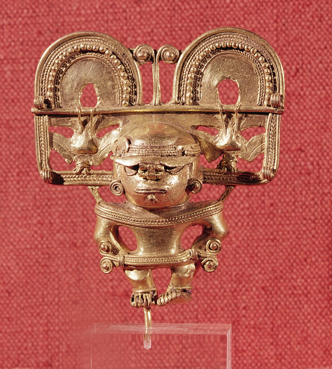 Postać antropomorficzna, kultura Tairona (złoto) autorstwa Pre Columbian