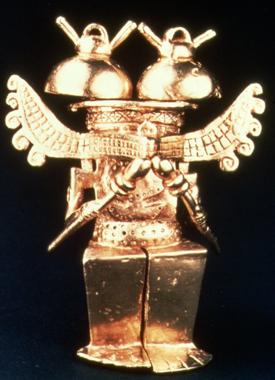 Darien Pectoral (odlew złota) autorstwa Pre Columbian