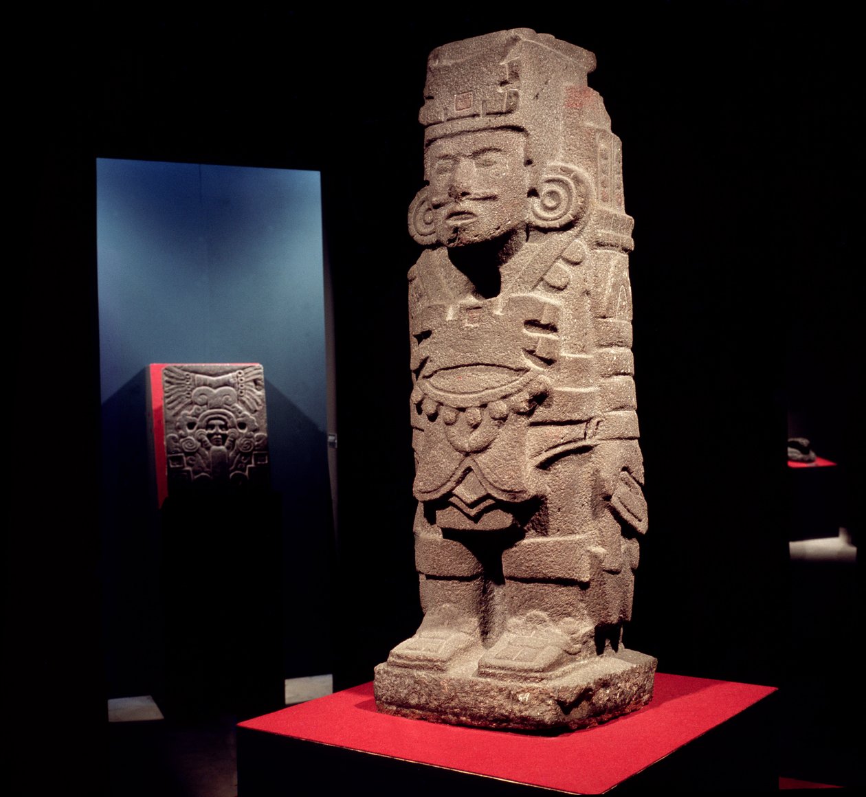 Wojownik, z kultury Tolteków autorstwa Pre Columbian