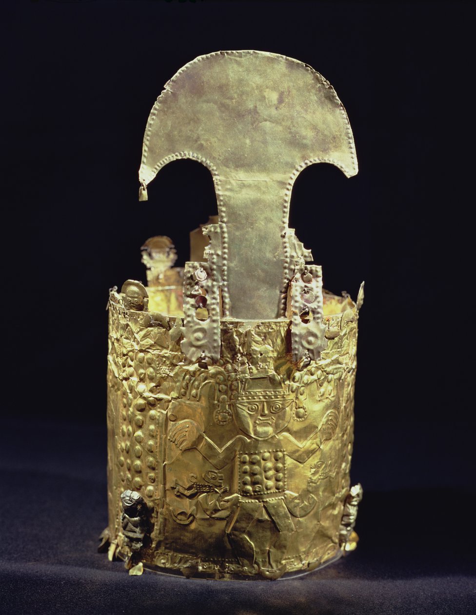 Crown, Chimu (gold) autorstwa Pre Columbian