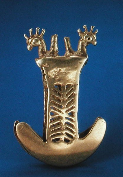 Pęsety z regionu Tomlina w Kolumbii (złoto) autorstwa Pre Columbian Pre Columbian